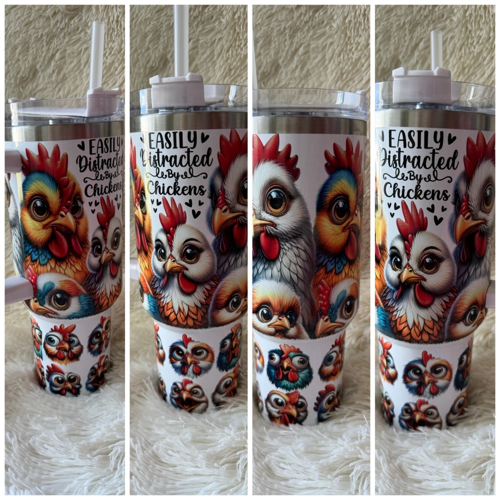 40oz Chicken Tumbler